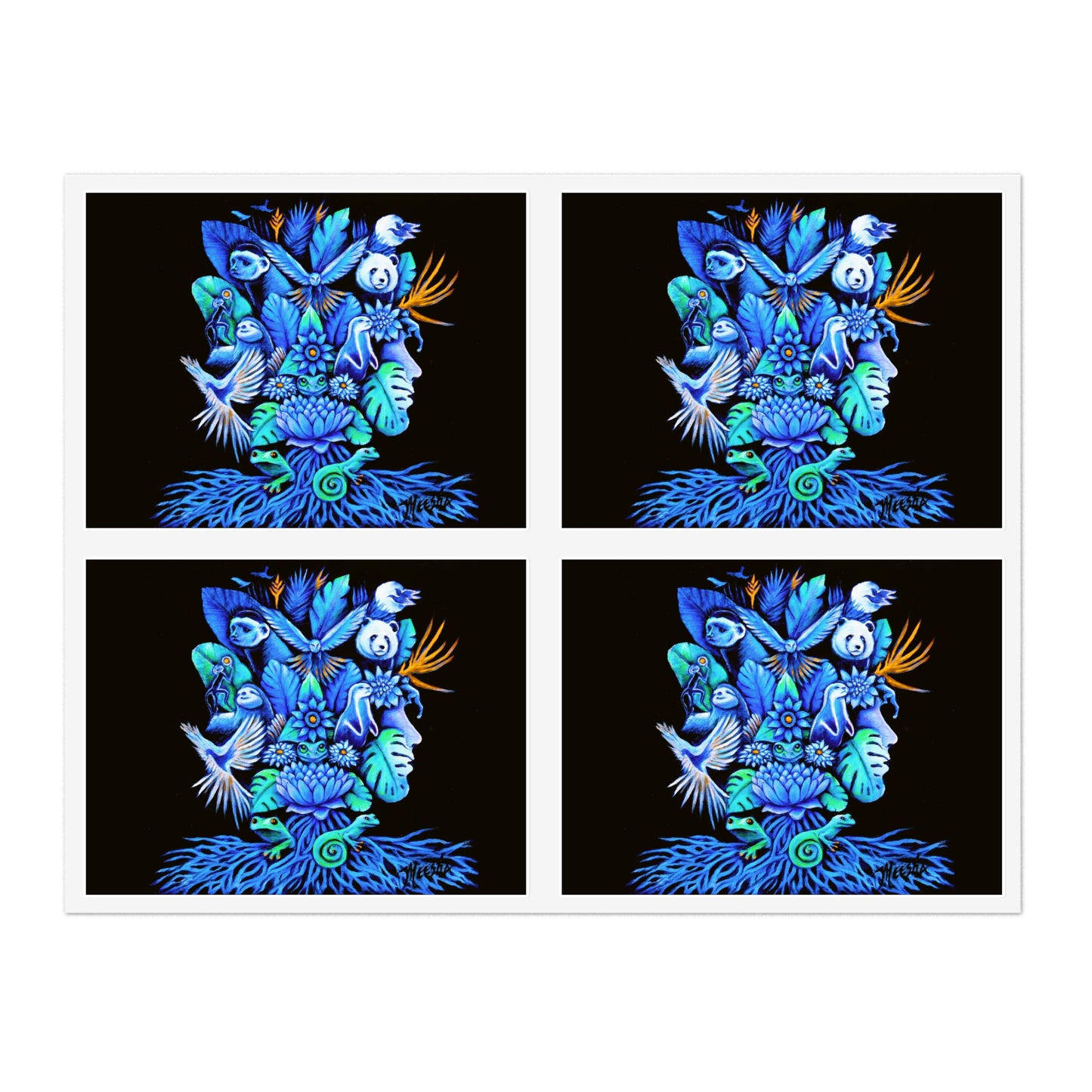 Out of the blue Sticker Sheets
