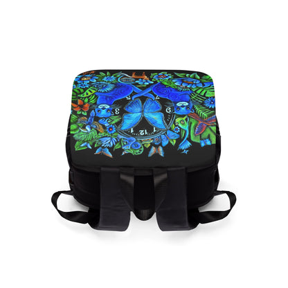 Out of Time Unisex Casual Shoulder Backpack