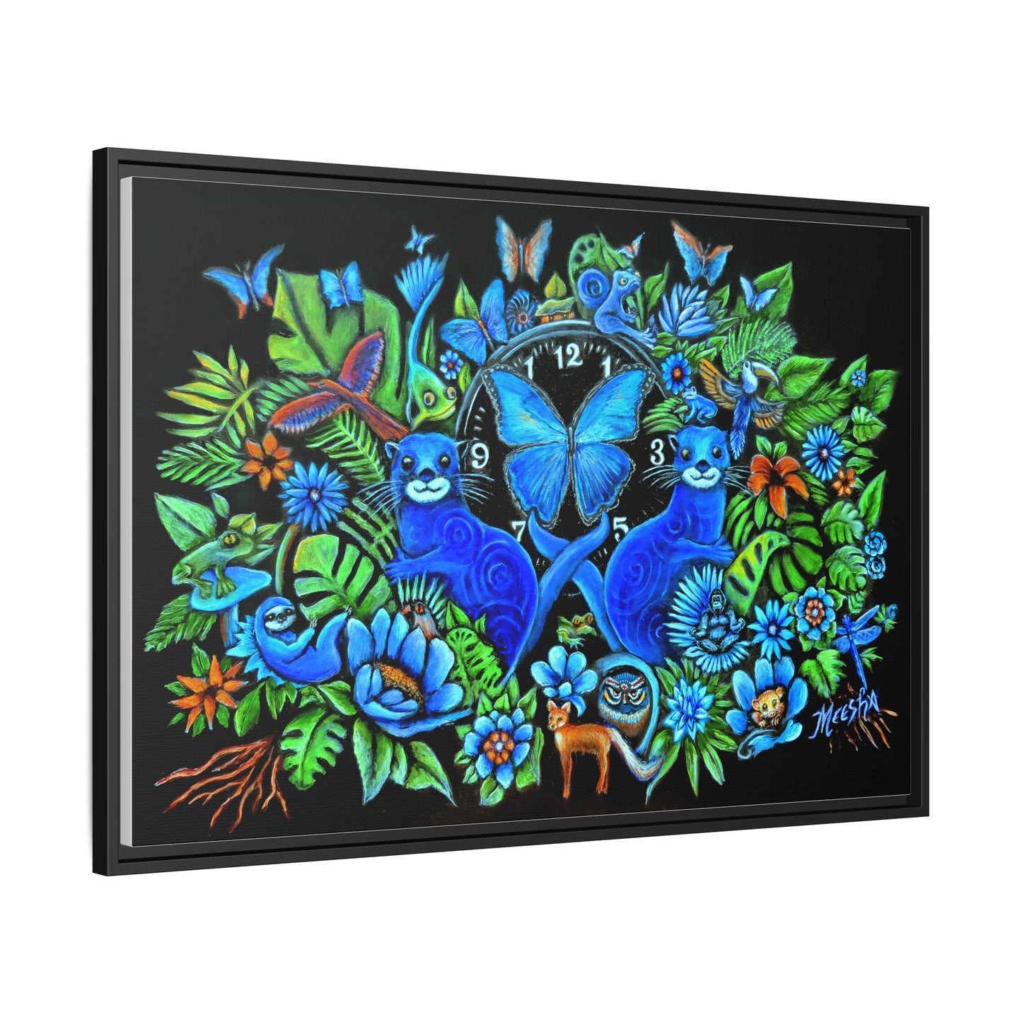 Out of Time Framed Canvas Print