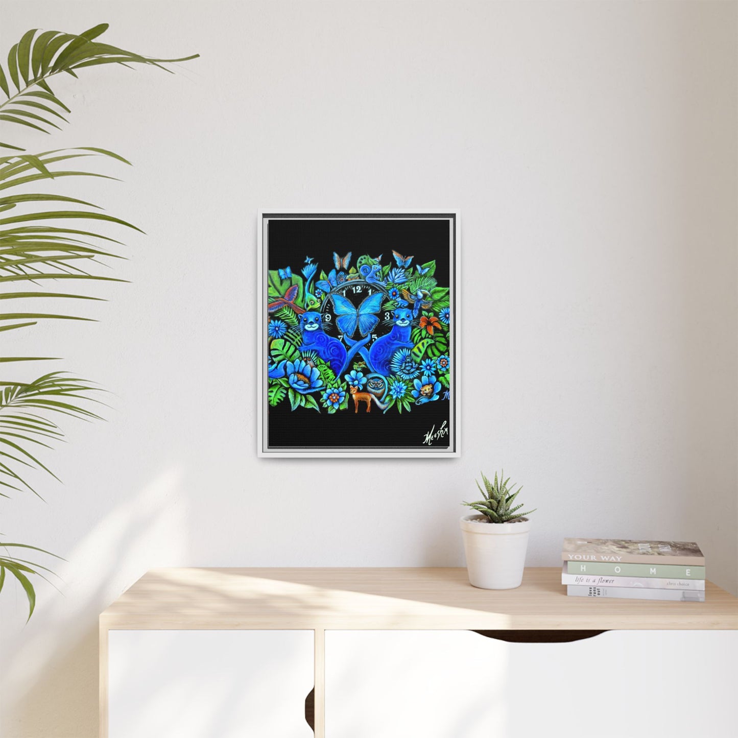 Out of Time Framed Canvas Print