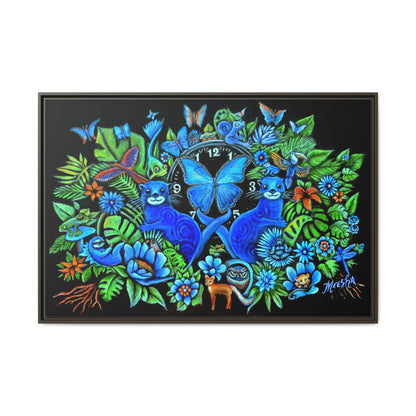 Out of Time Framed Canvas Print