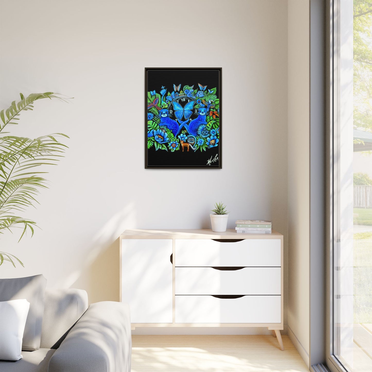 Out of Time Framed Canvas Print
