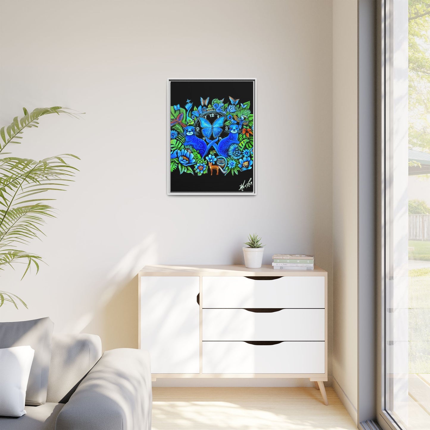 Out of Time Framed Canvas Print