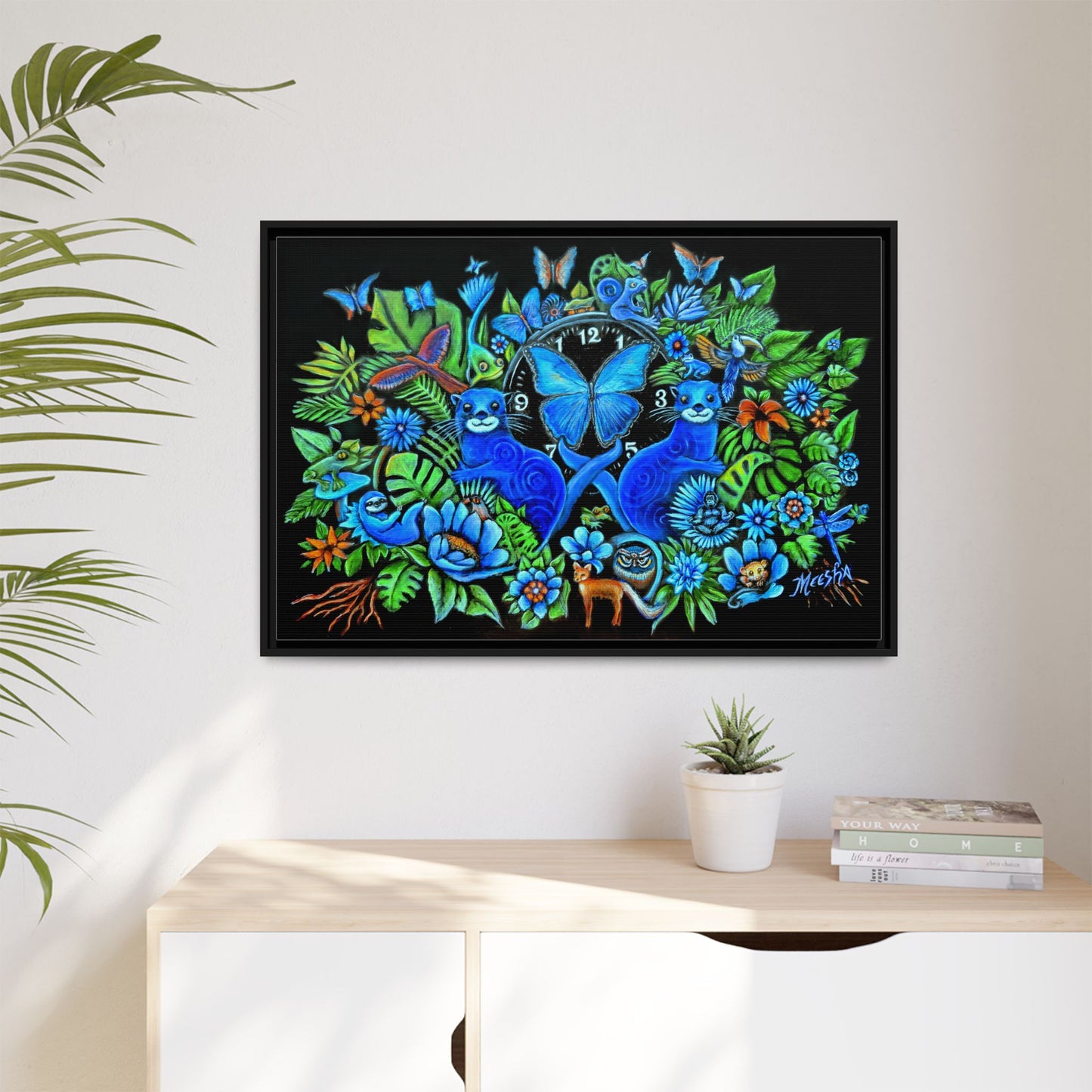 Out of Time Framed Canvas Print