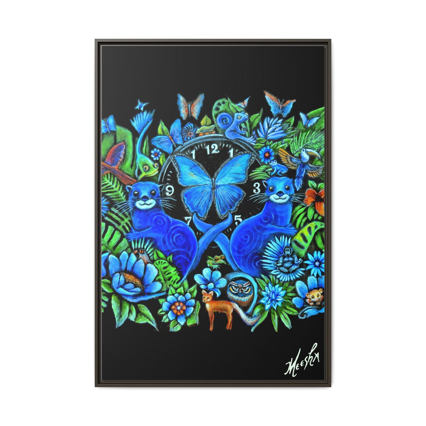Out of Time Framed Canvas Print