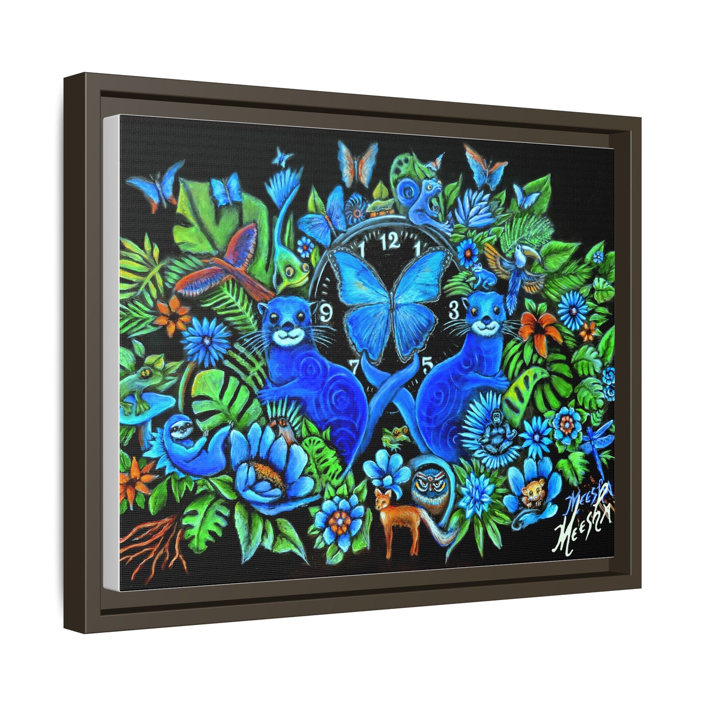 Out of Time Framed Canvas Print