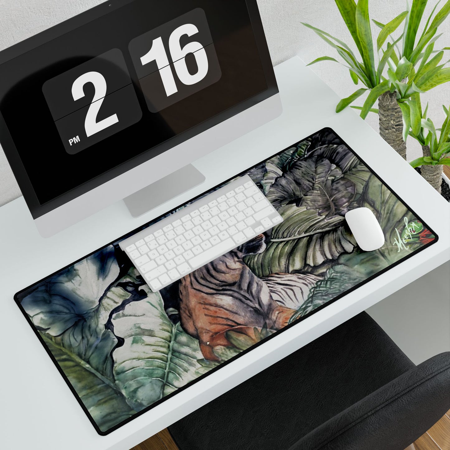 Watchful Warrior Desk Mats
