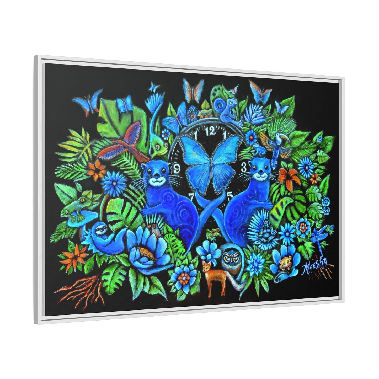 Out of Time Framed Canvas Print