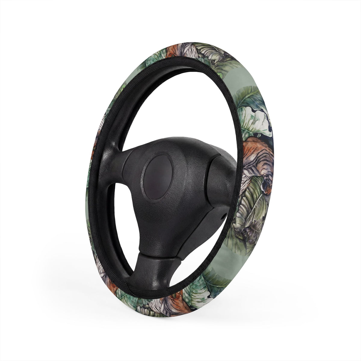 Watchful Warrior Car Steering Wheel Cover