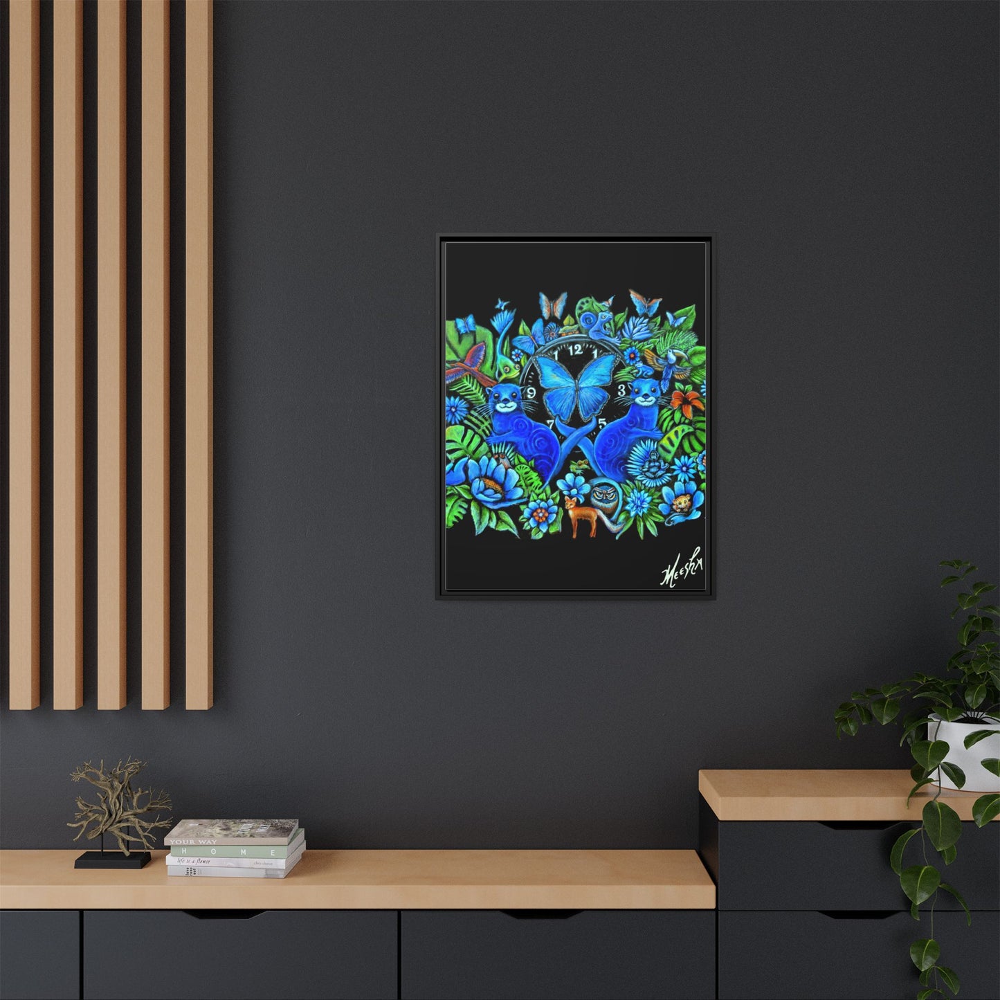 Out of Time Framed Canvas Print