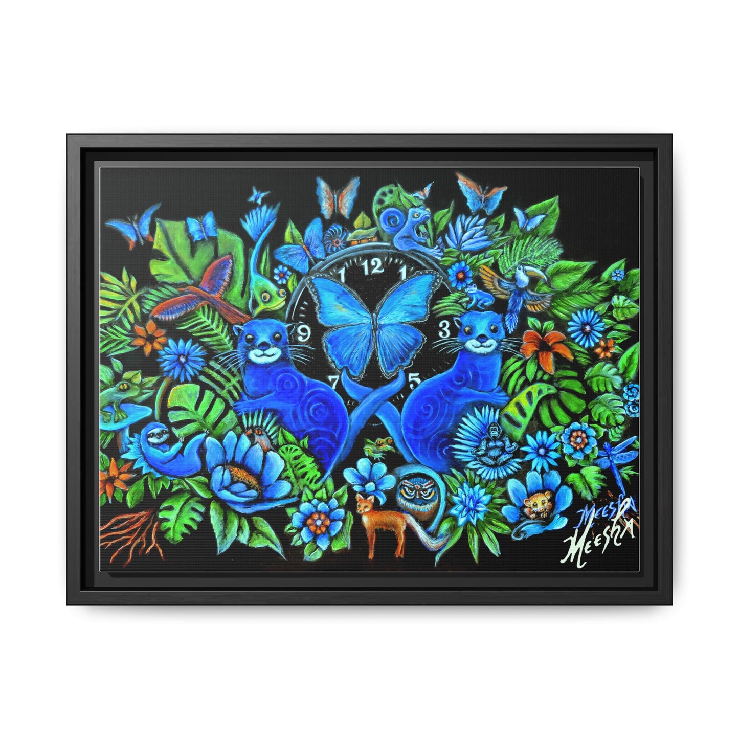 Out of Time Framed Canvas Print