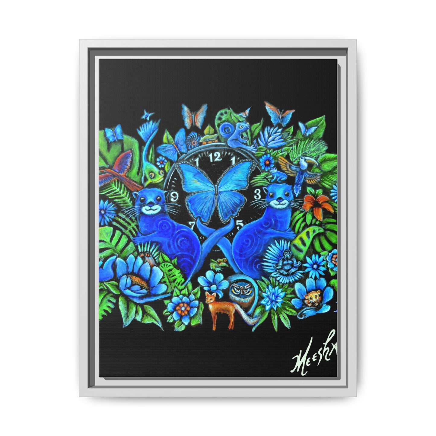 Out of Time Framed Canvas Print