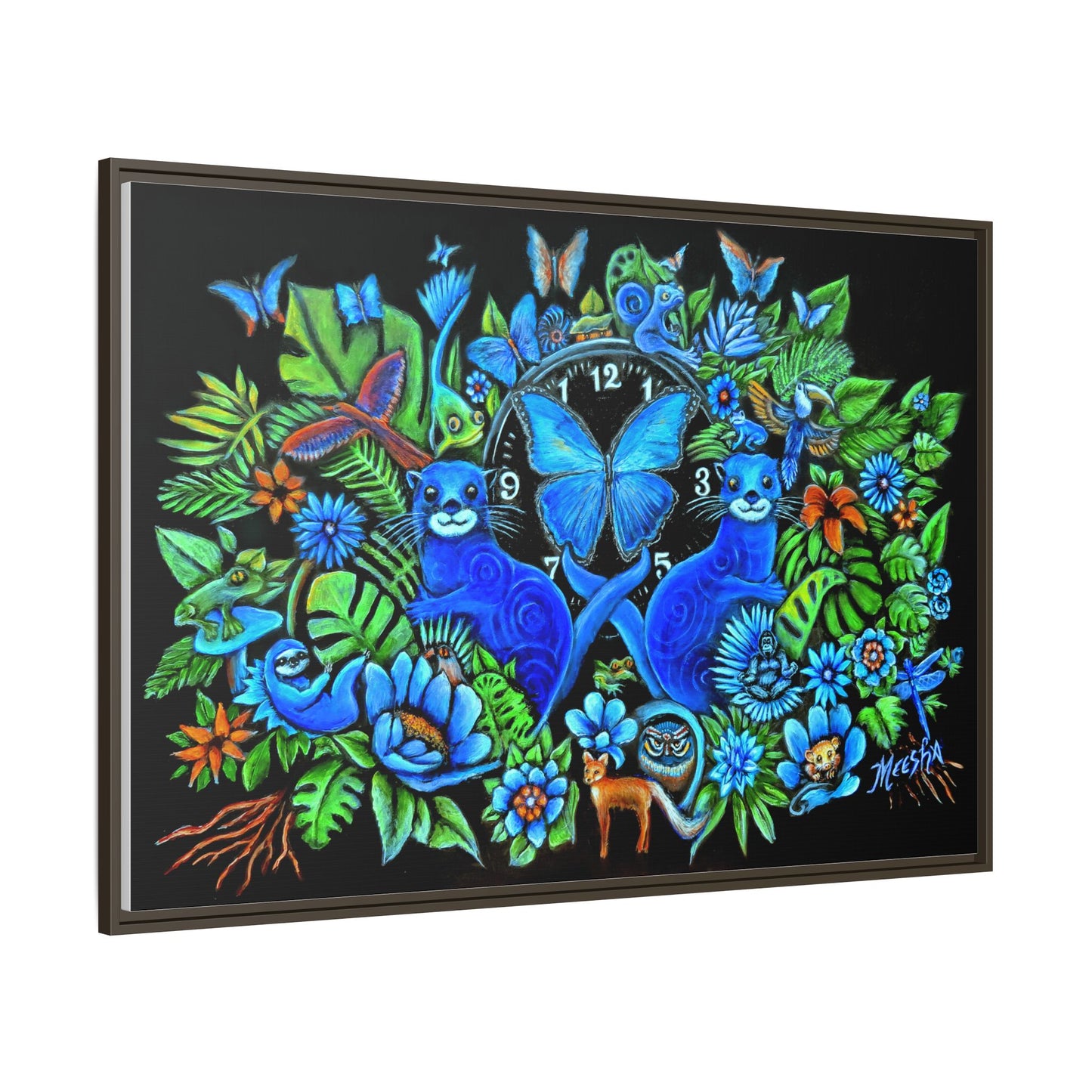 Out of Time Framed Canvas Print
