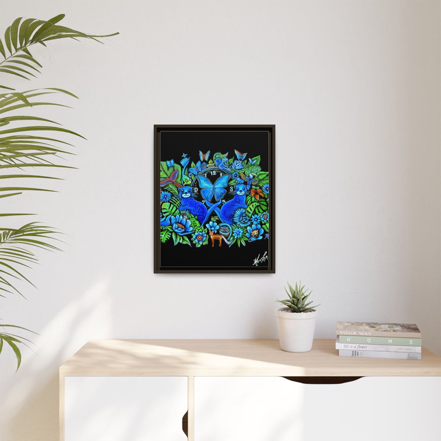 Out of Time Framed Canvas Print