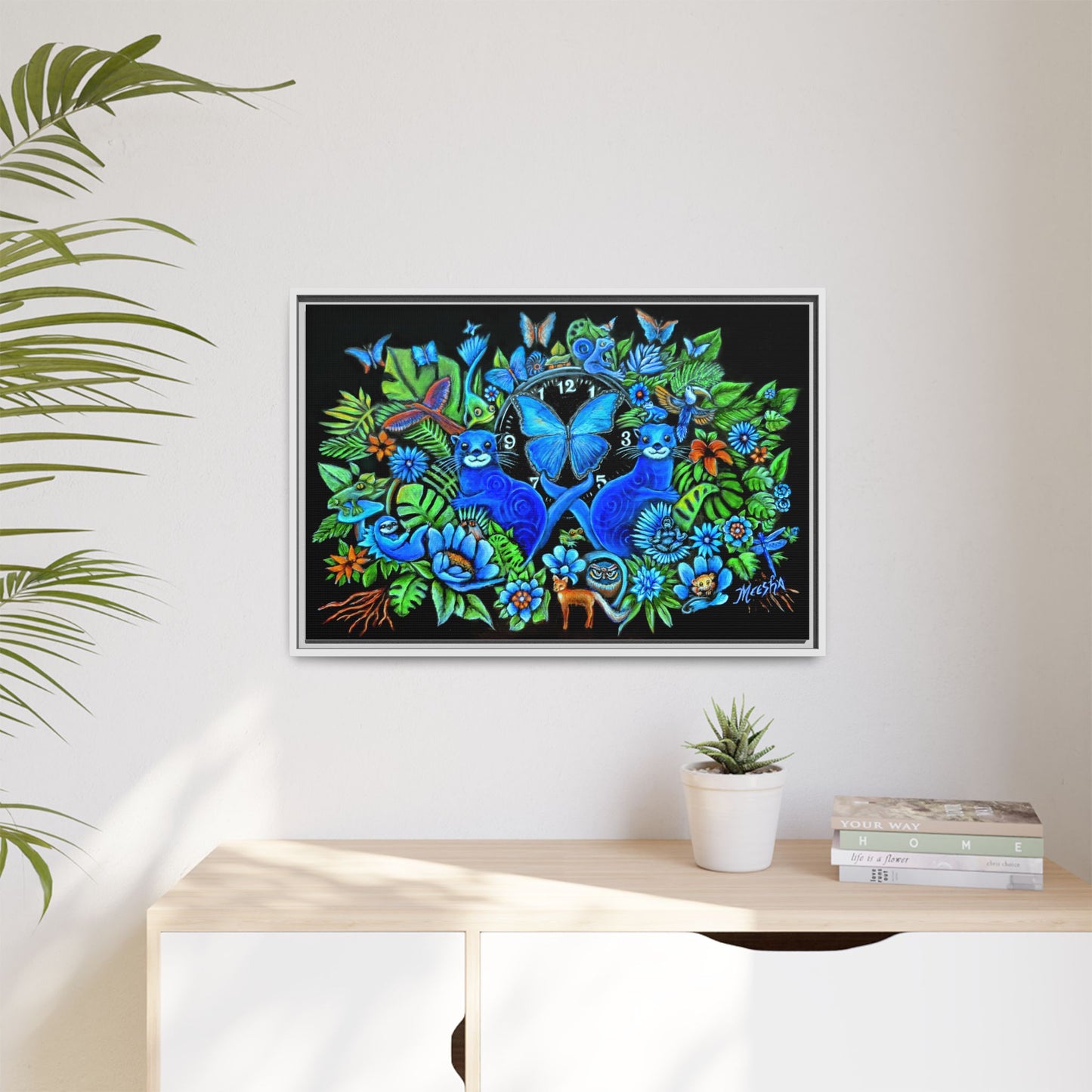 Out of Time Framed Canvas Print