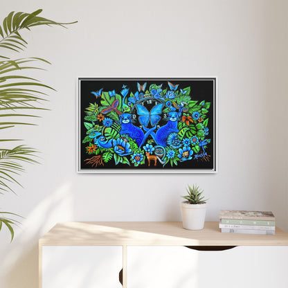 Out of Time Framed Canvas Print