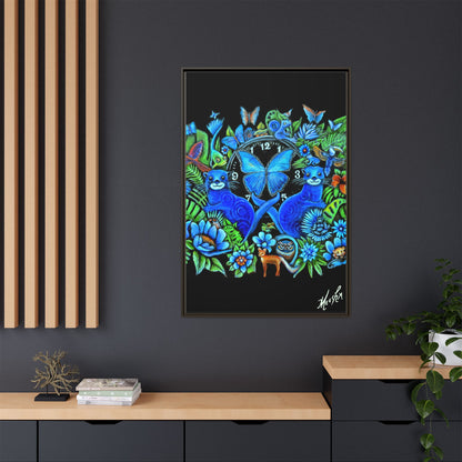 Out of Time Framed Canvas Print