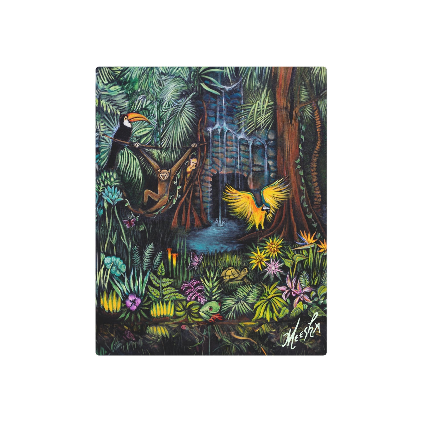 Amazonia Metal Art Sign