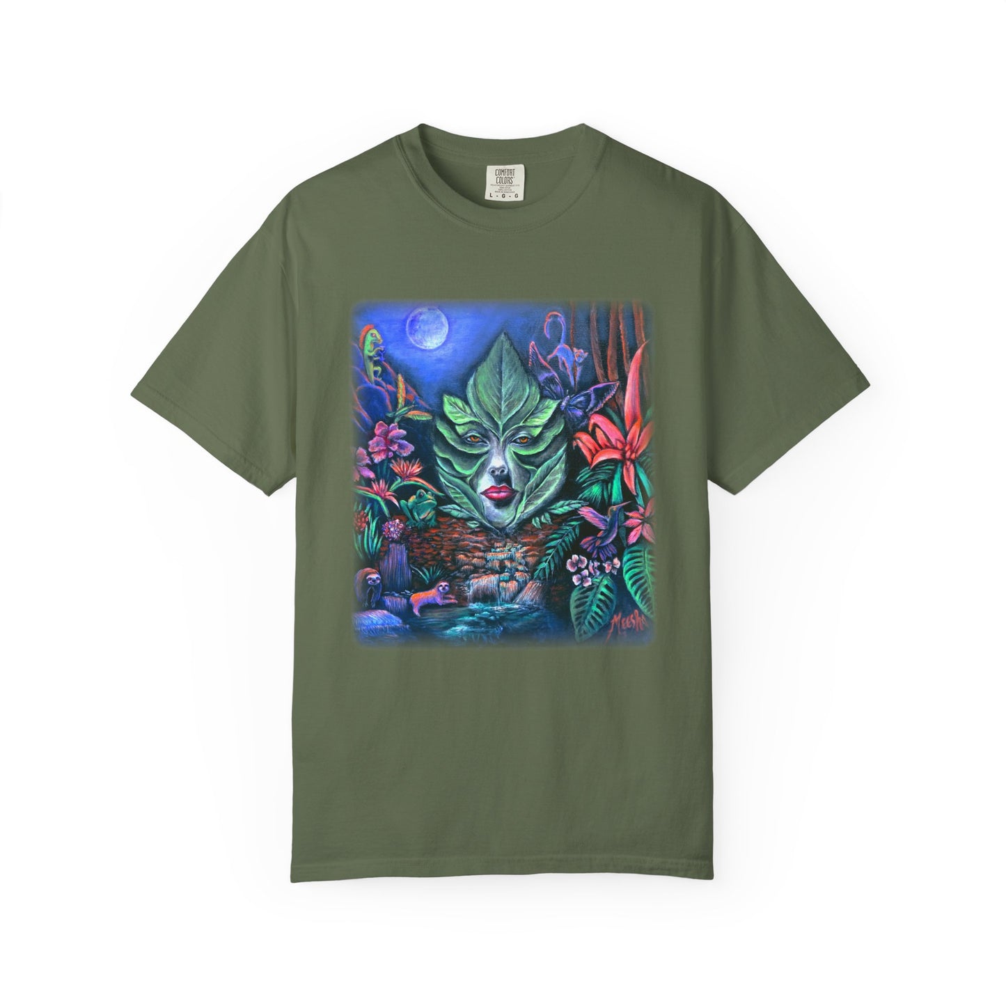 Moonlight Mischief Unisex Garment-Dyed T-shirt