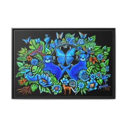 Out of Time Framed Canvas Print