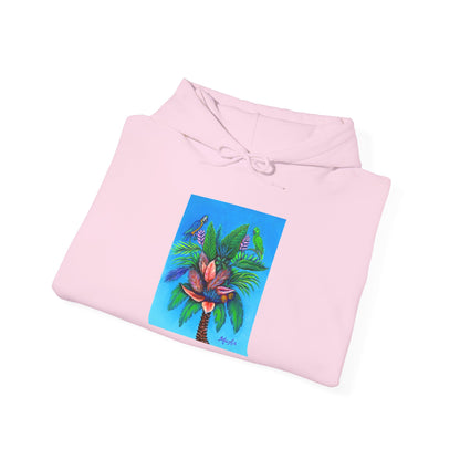 Palm Tree of Life Unisex Heavy Blend™ Hooded Sweatshirt