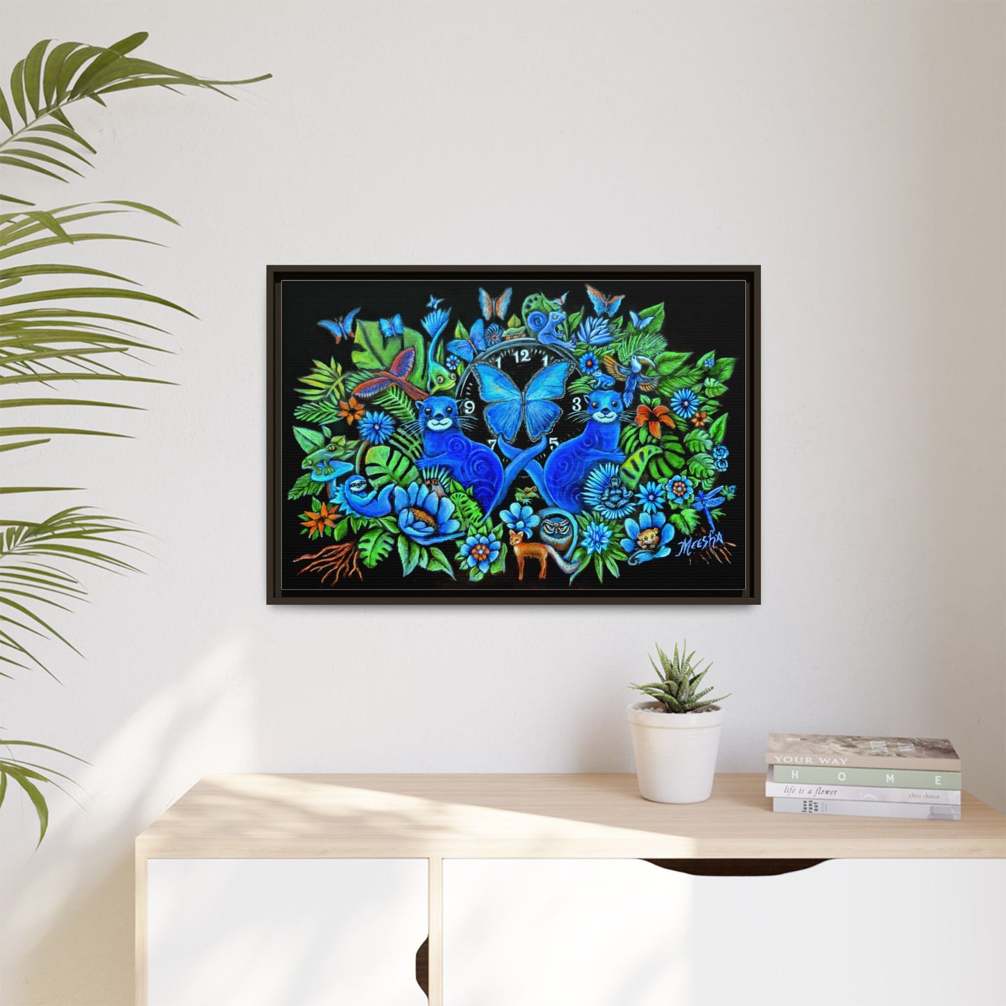 Out of Time Framed Canvas Print