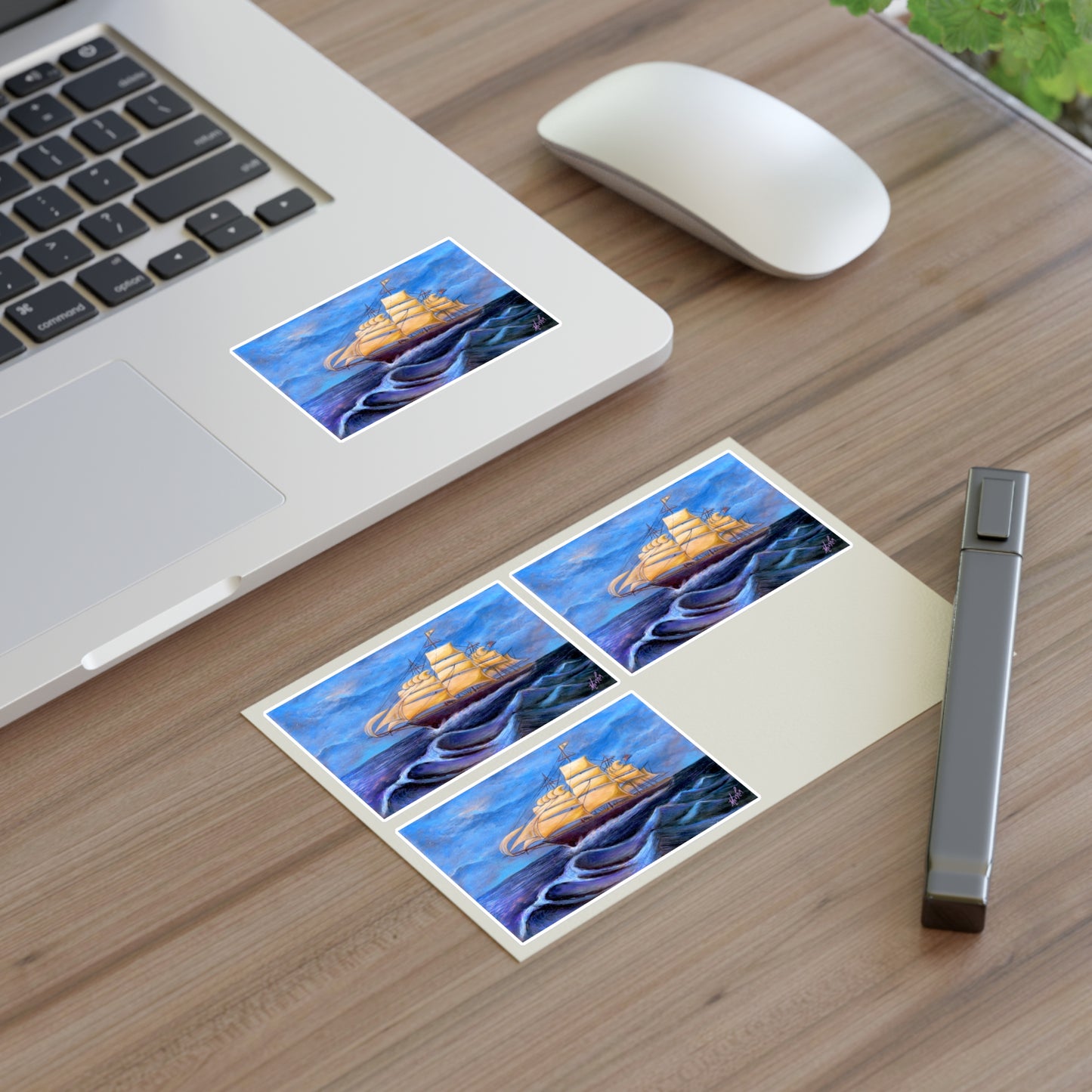 Whimsical Wavehopper Sticker Sheets, 6"x4"