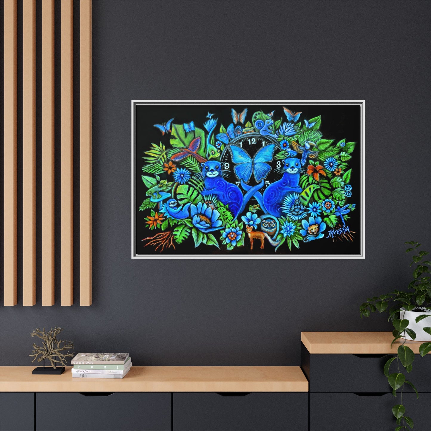 Out of Time Framed Canvas Print