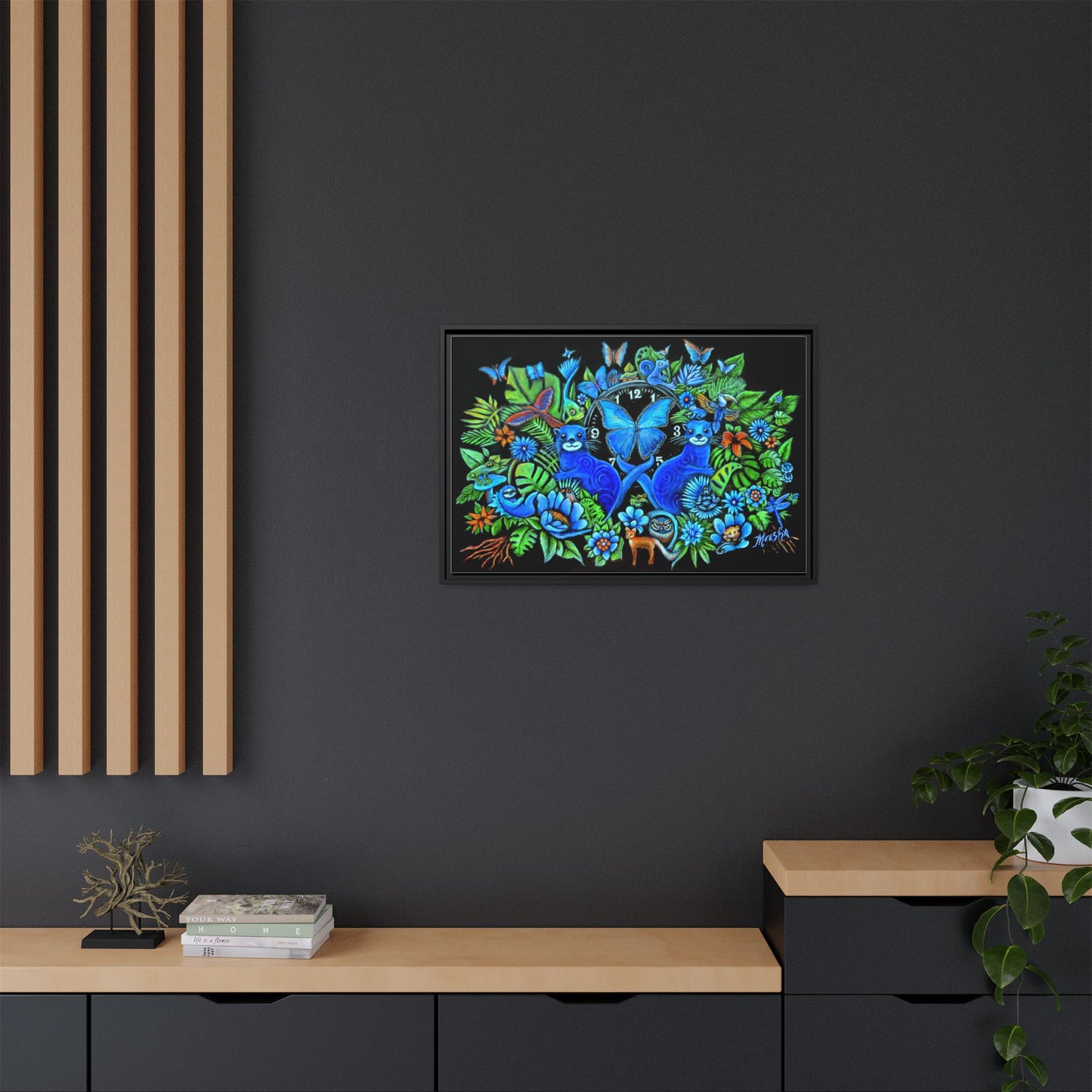 Out of Time Framed Canvas Print