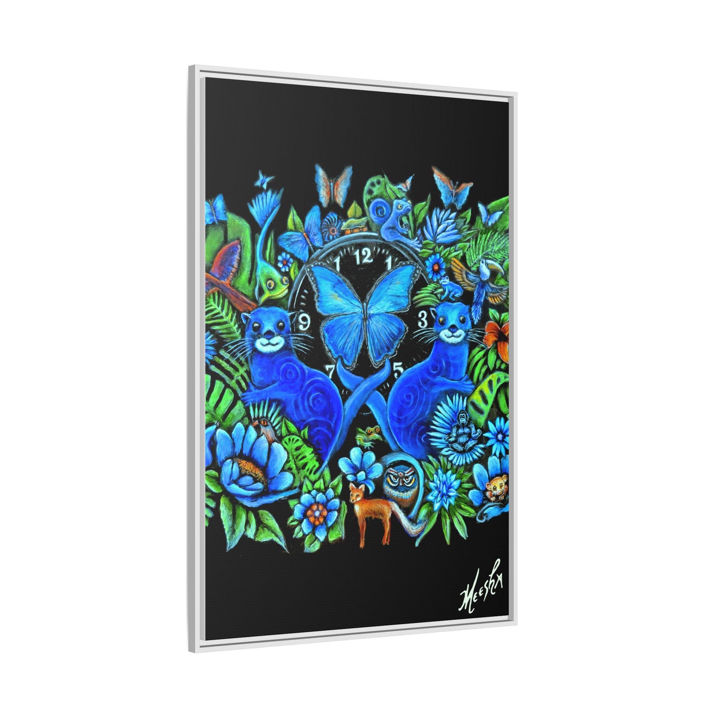 Out of Time Framed Canvas Print