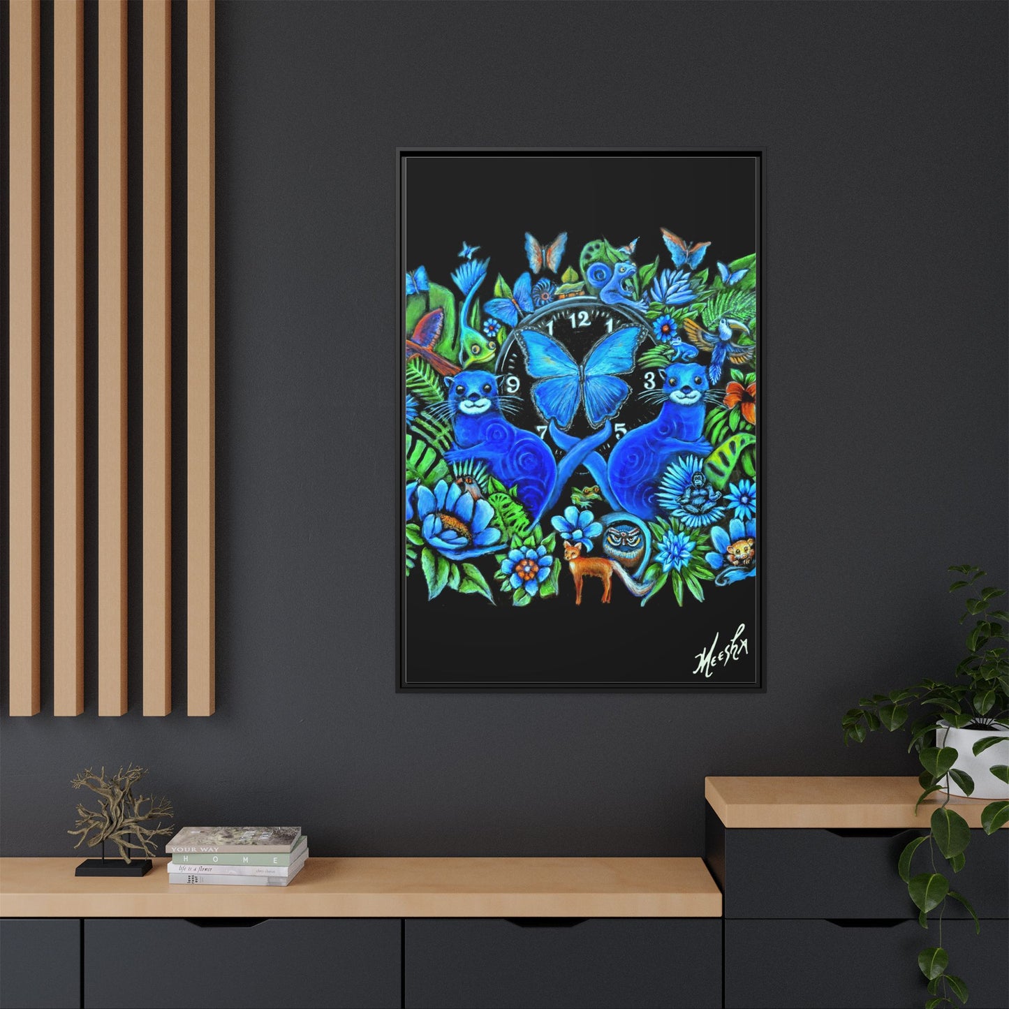 Out of Time Framed Canvas Print