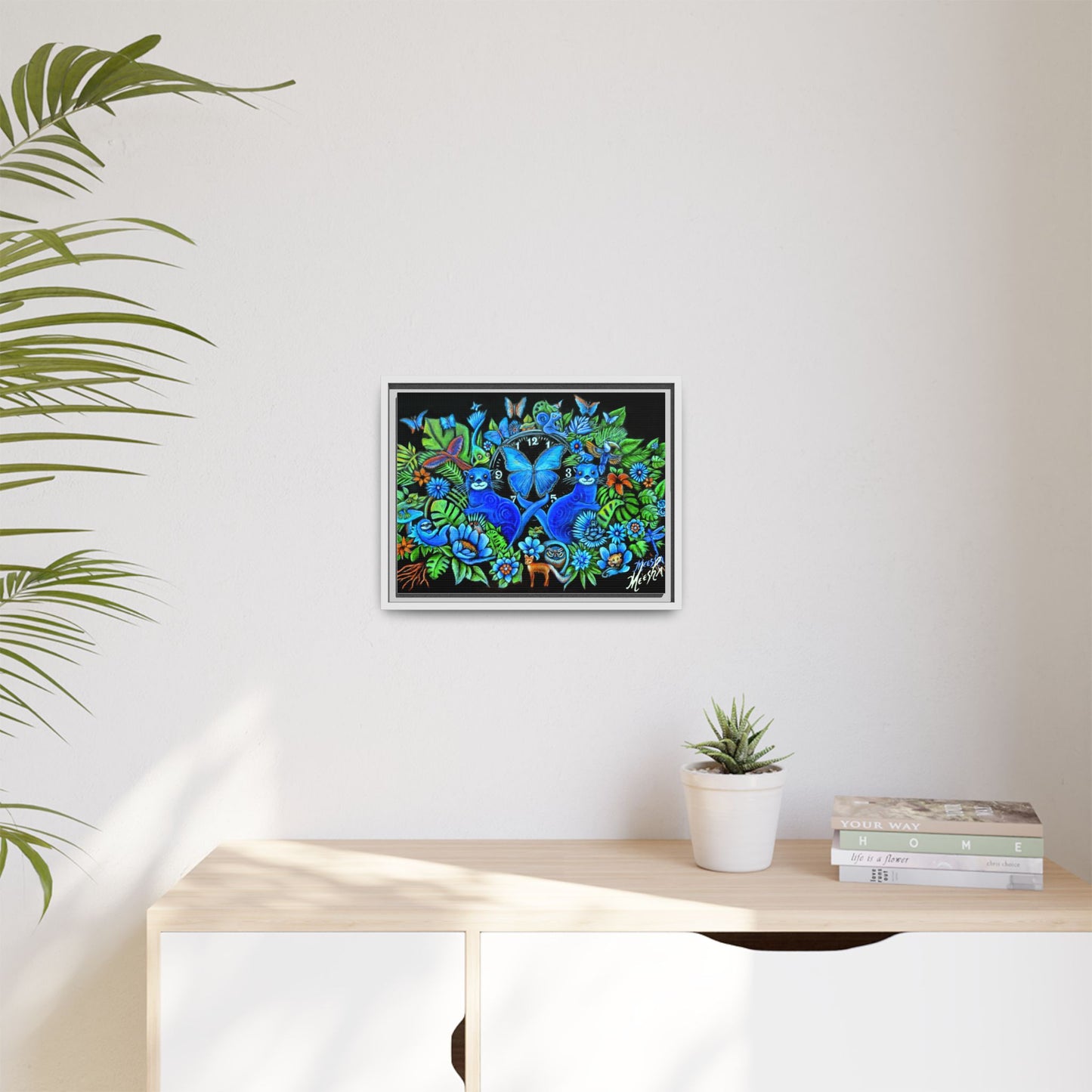 Out of Time Framed Canvas Print