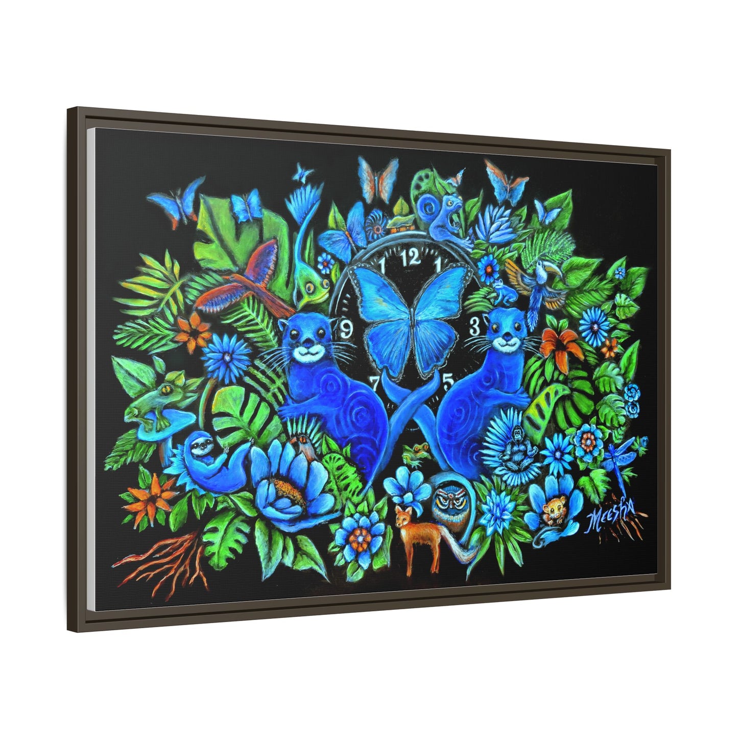 Out of Time Framed Canvas Print