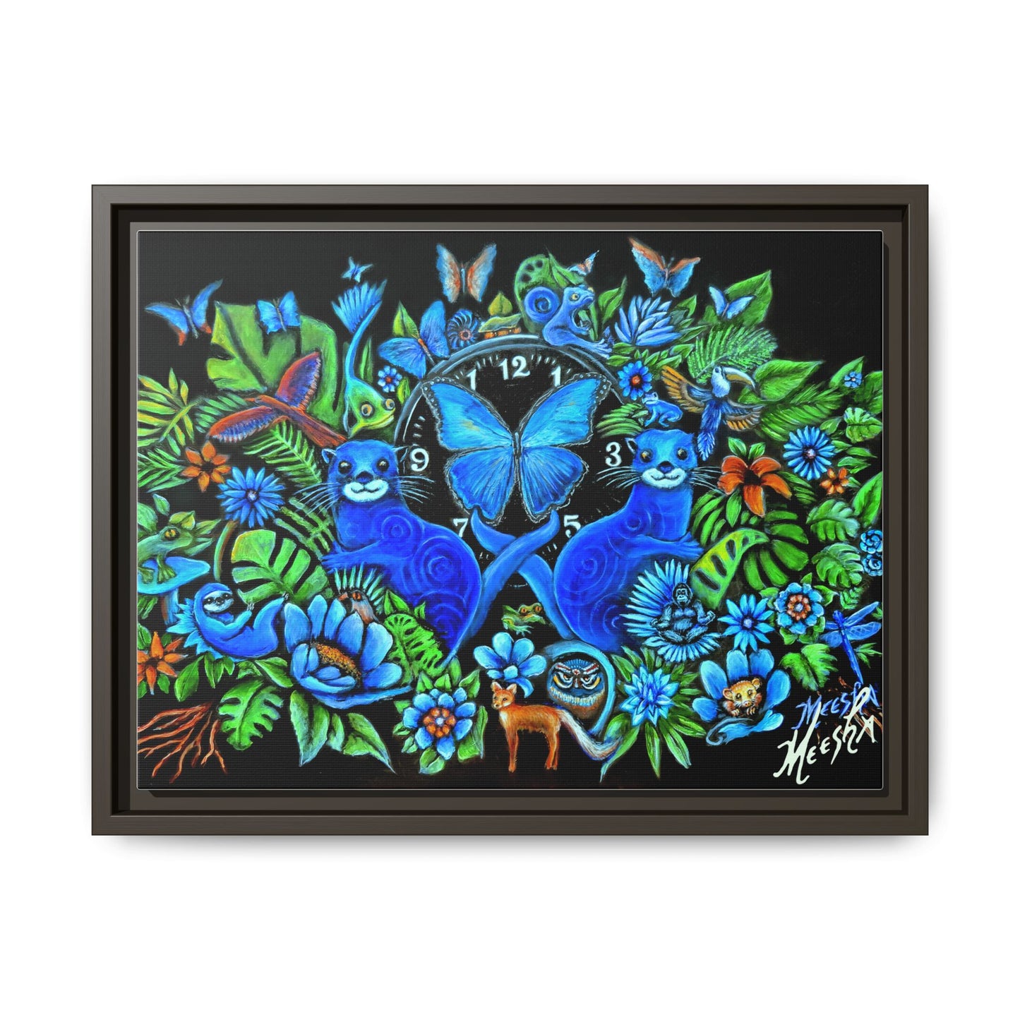 Out of Time Framed Canvas Print