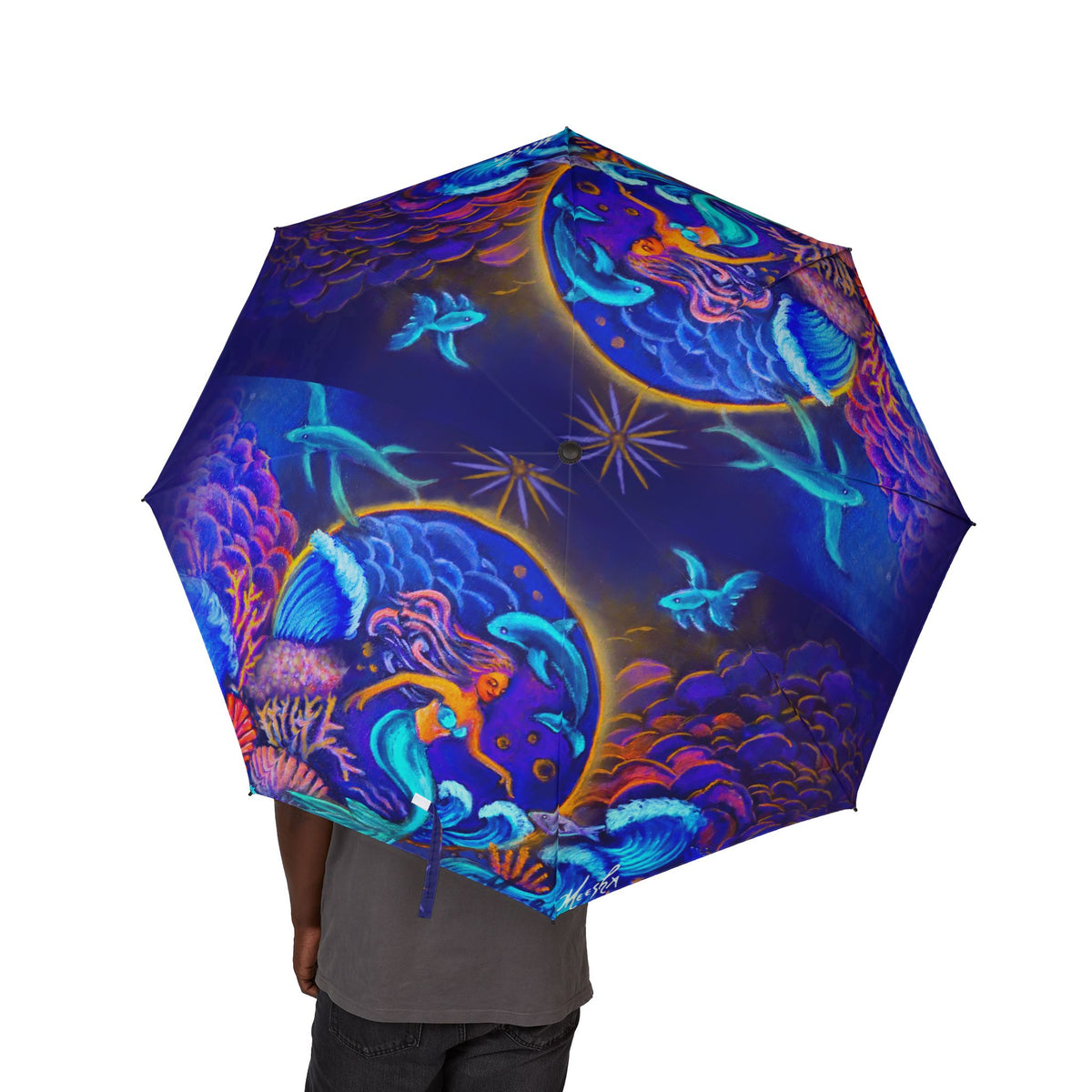 Celestrial Extraterrestrial Foldable Umbrella