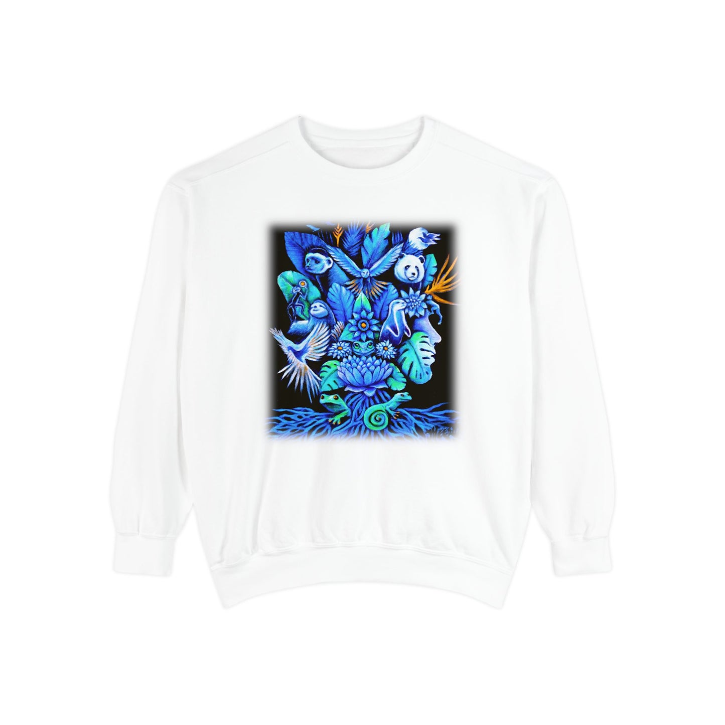 Out of the blue Unisex Garment-Dyed Sweatshirt