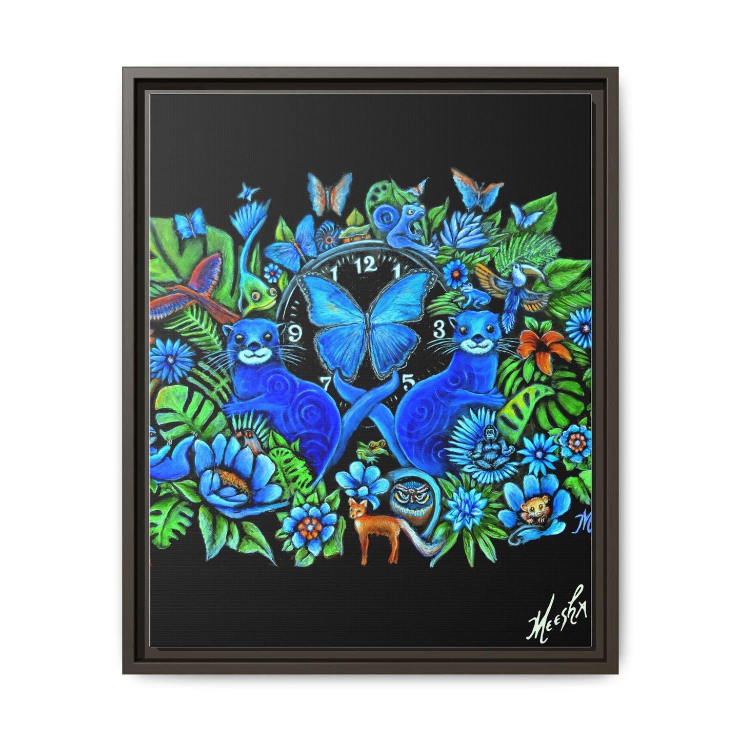 Out of Time Framed Canvas Print