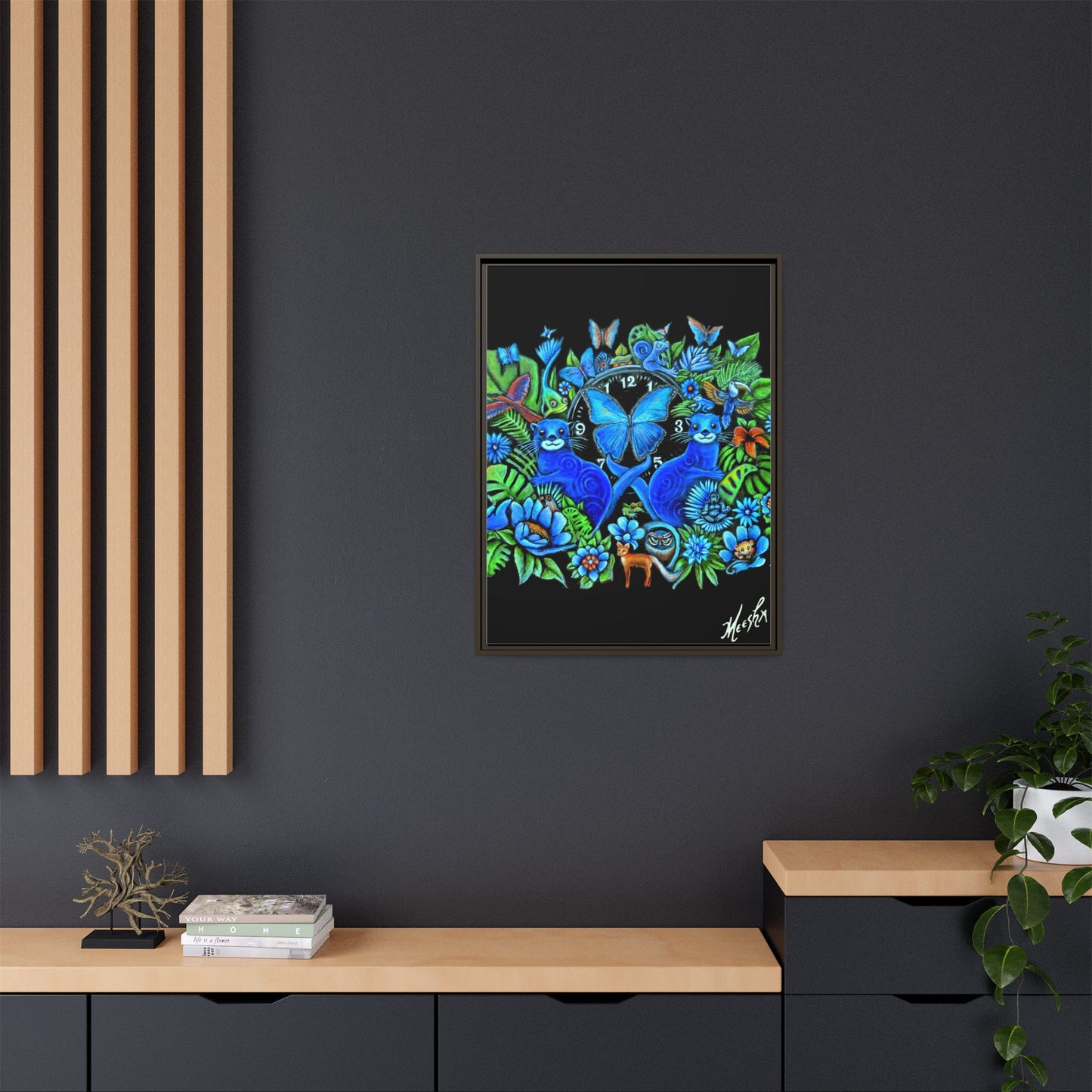 Out of Time Framed Canvas Print