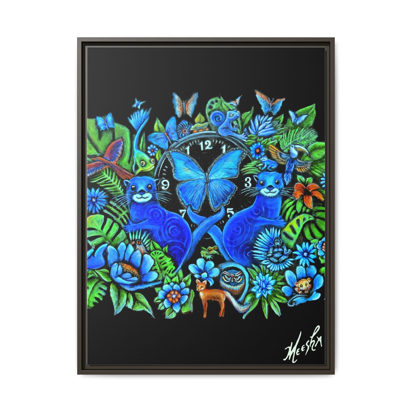 Out of Time Framed Canvas Print