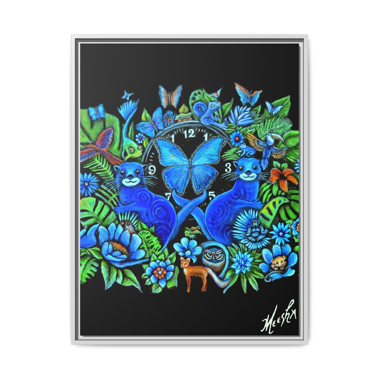 Out of Time Framed Canvas Print
