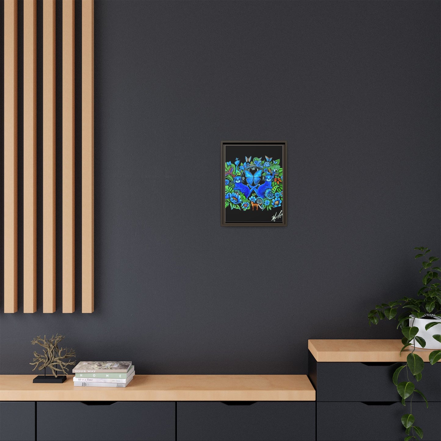 Out of Time Framed Canvas Print