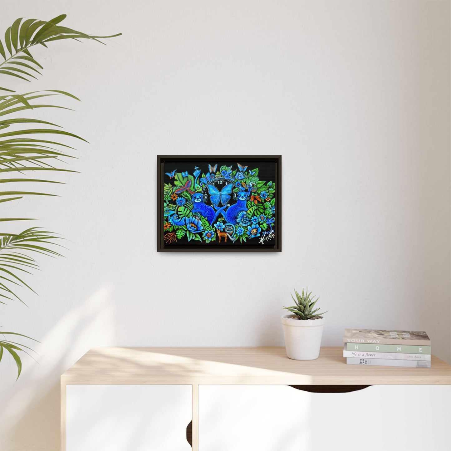 Out of Time Framed Canvas Print