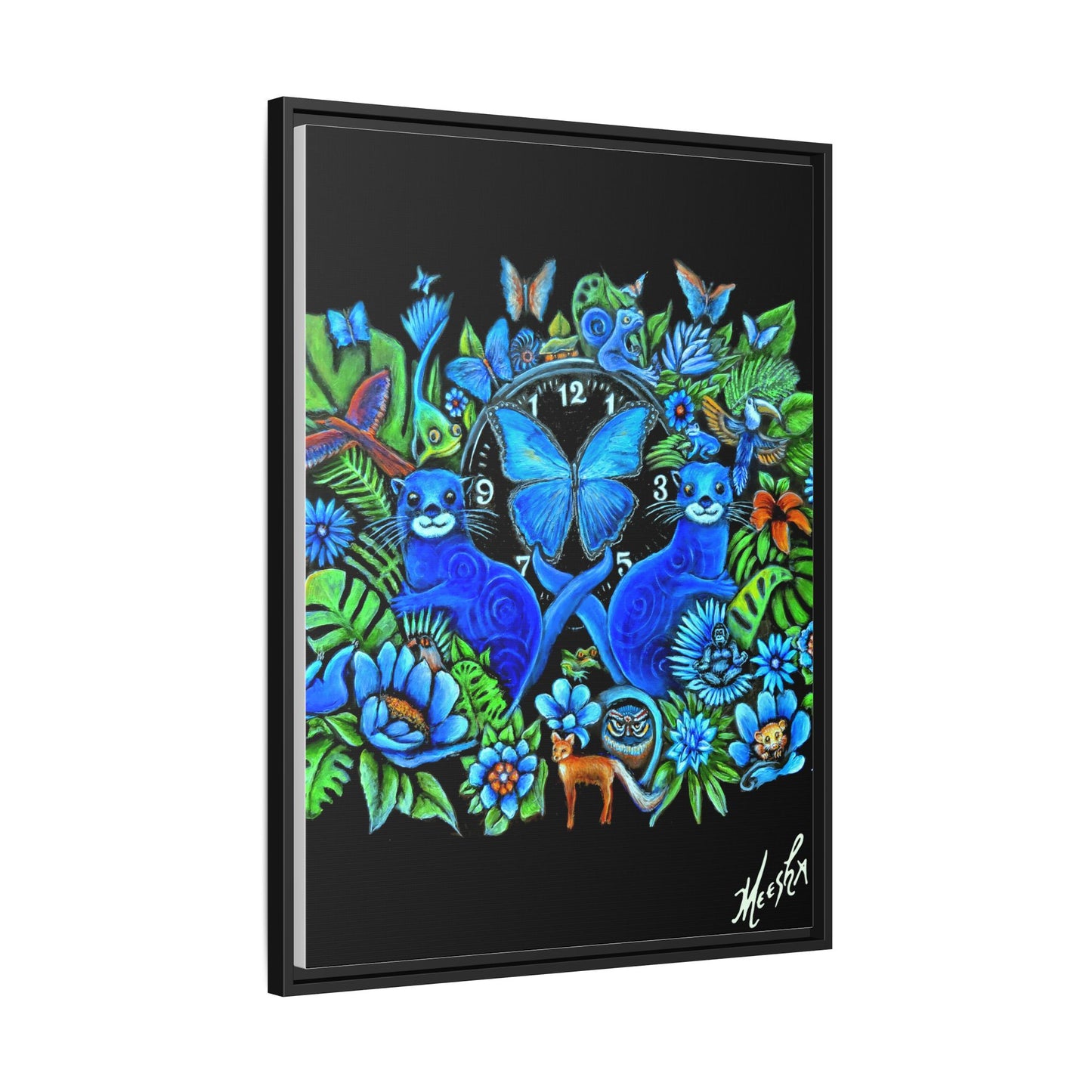 Out of Time Framed Canvas Print