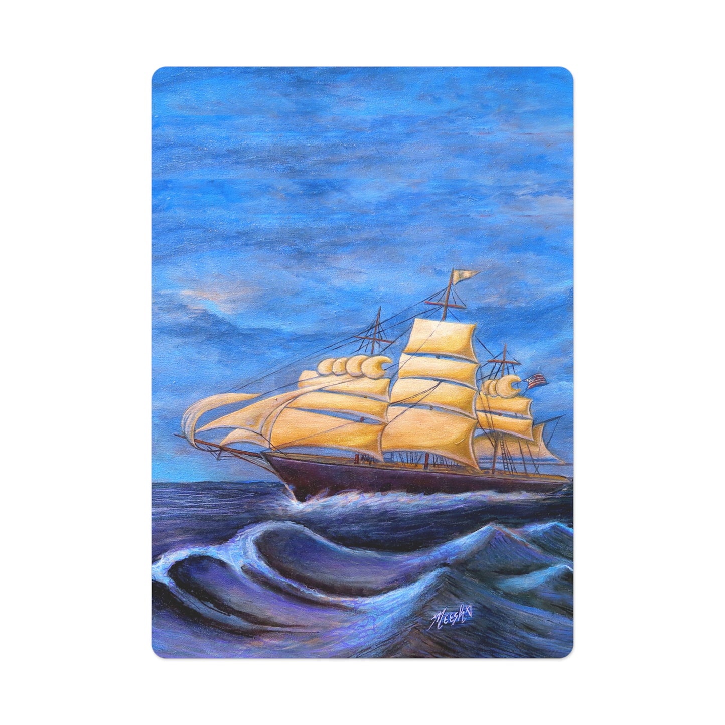 Whimsical Wavehopper Poker Cards
