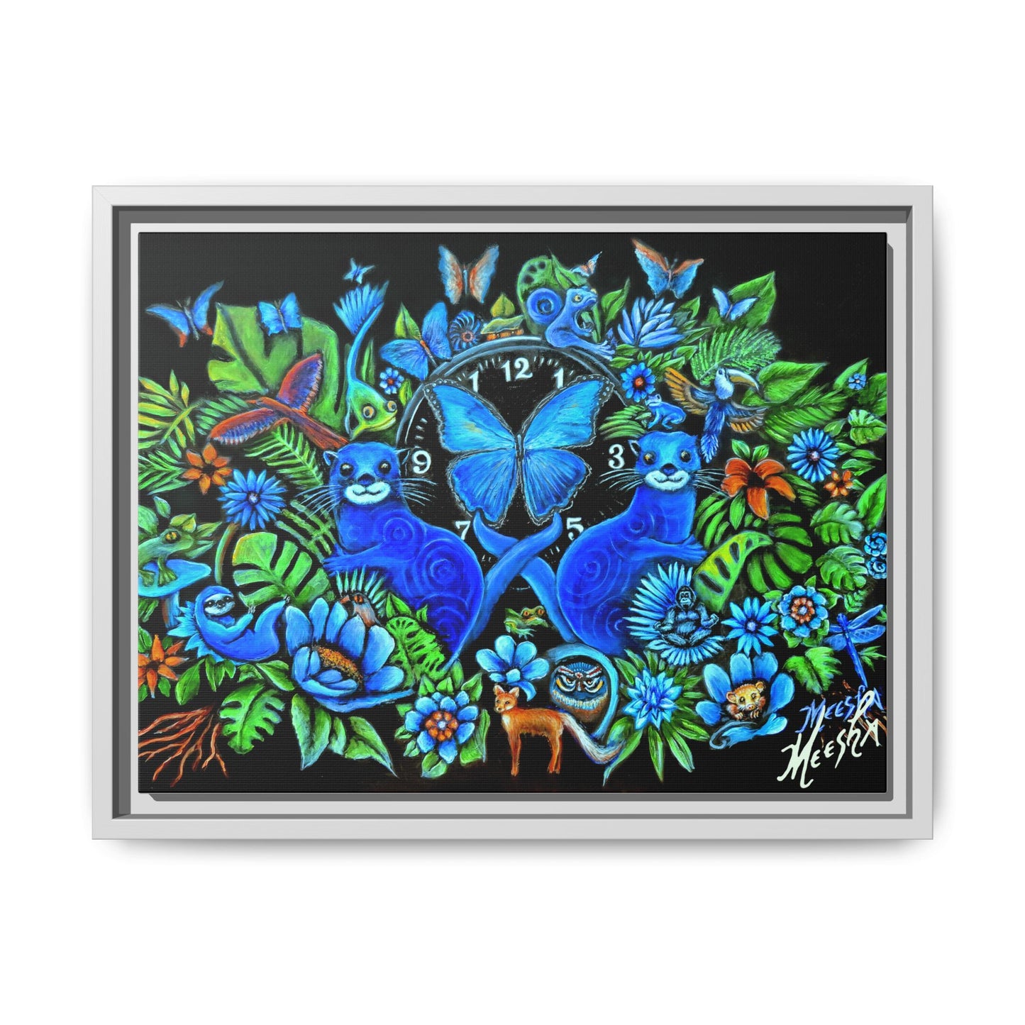 Out of Time Framed Canvas Print