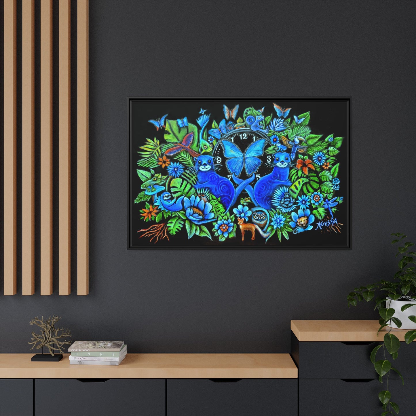 Out of Time Framed Canvas Print