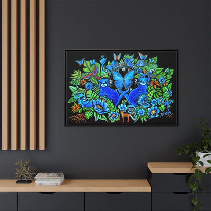Out of Time Framed Canvas Print