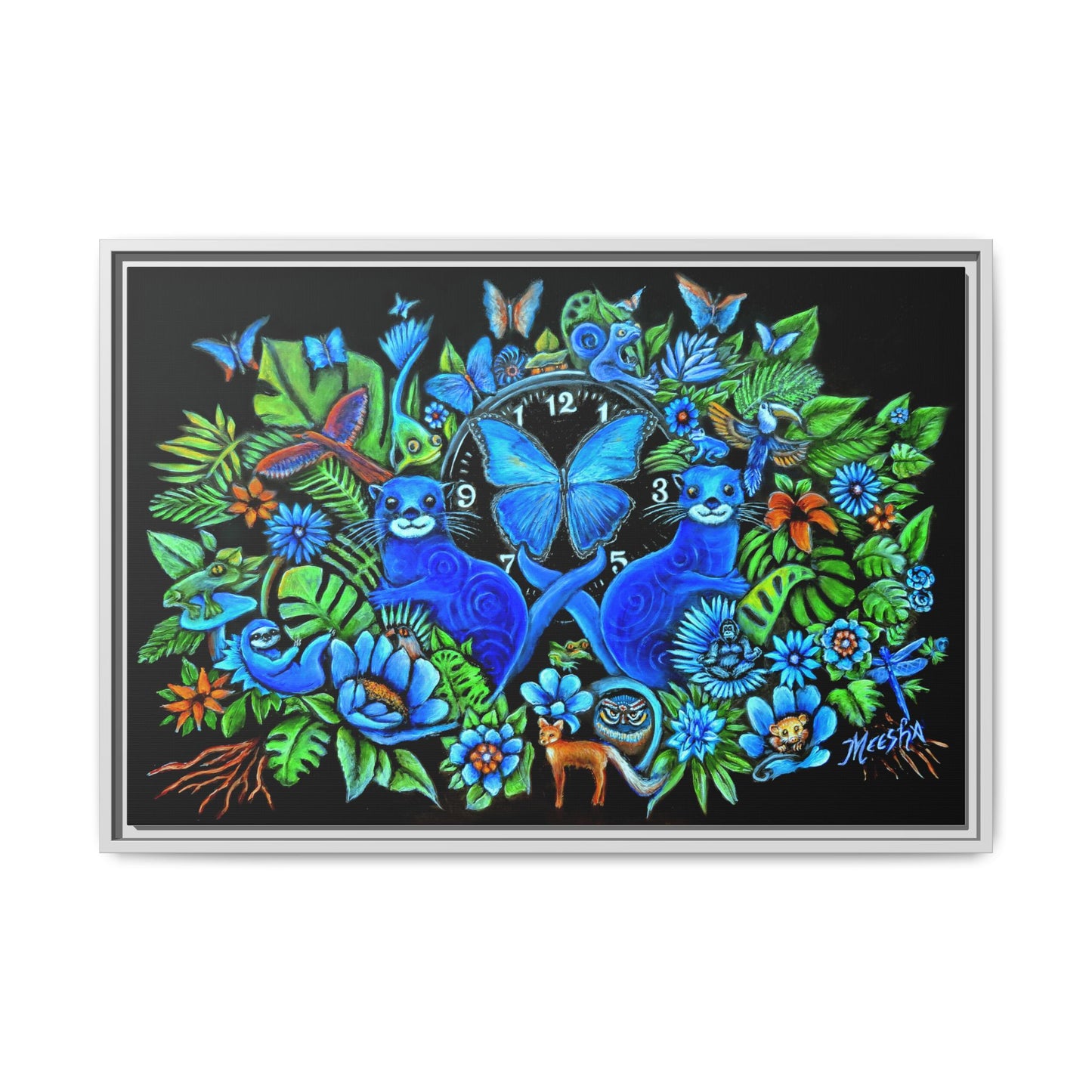 Out of Time Framed Canvas Print