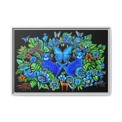 Out of Time Framed Canvas Print