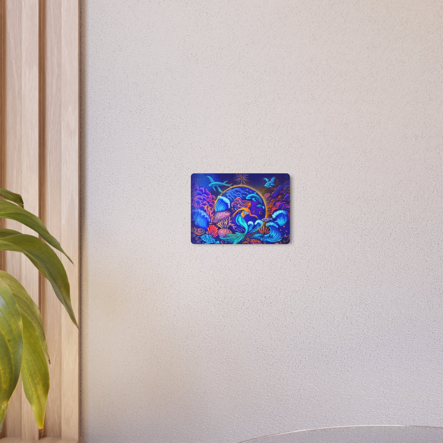 Celestrial Extraterrestrial Metal Art Sign